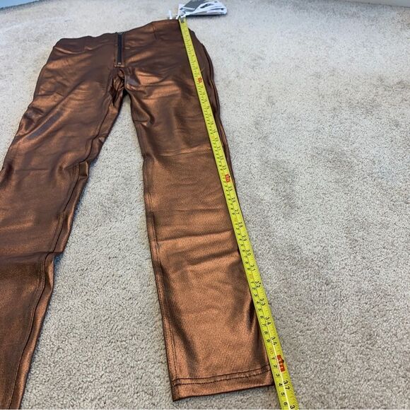 𝅺FREDDY WR.UP metallic bronze copper skinny high waisted leggings Sz S NWT RARE - Picture 14 of 16